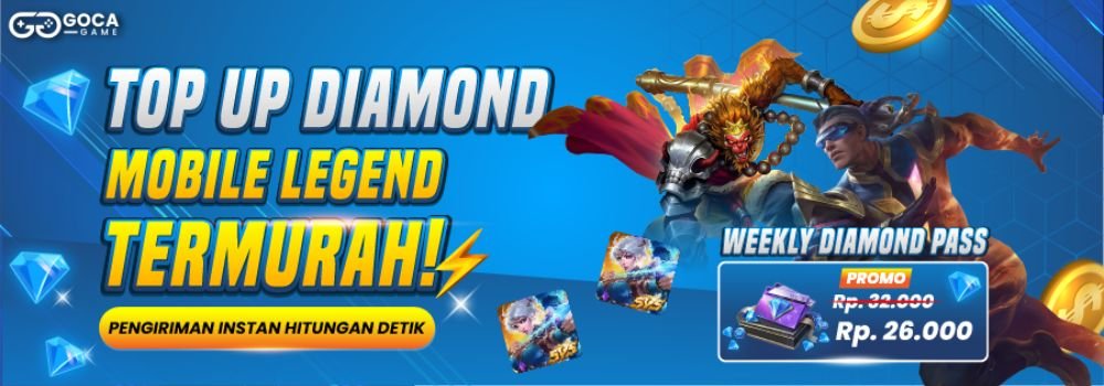 Top Up MOBILE LEGENDS Termurah, Bisa Pakai Pulsa & Terpercaya