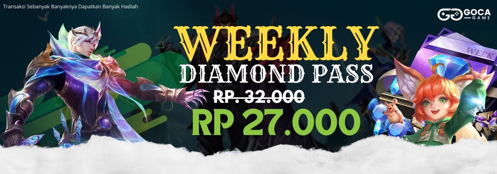 Top Up MOBILE LEGENDS Termurah, Bisa Pakai Pulsa & Terpercaya